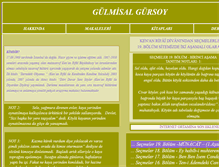 Tablet Screenshot of gulmisalgursoy.com